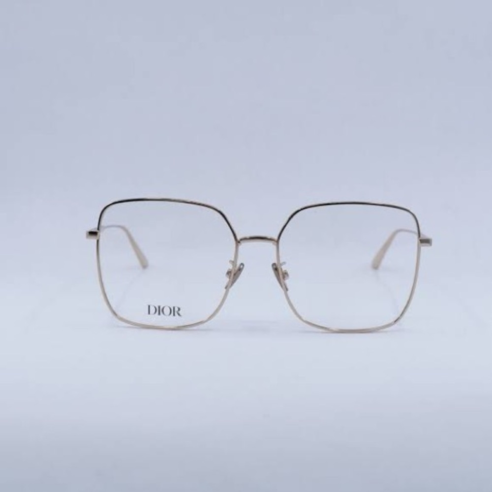 Dior Metallic Silver Square Eyewear